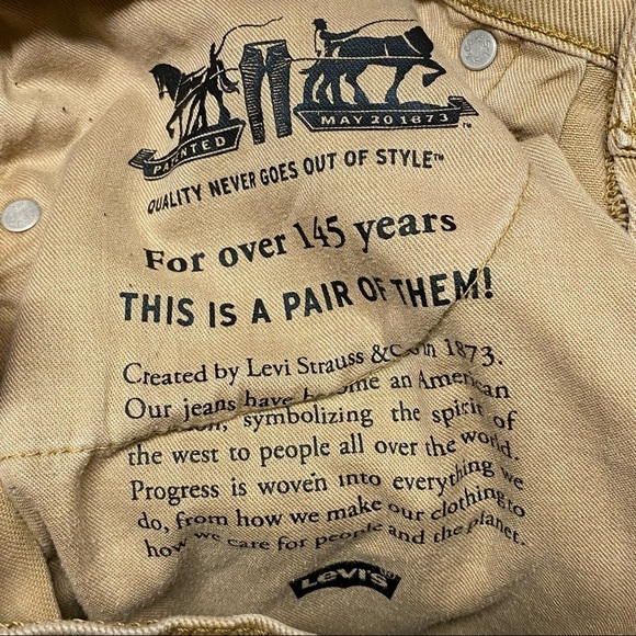 Levi's 514 Men's Straight Khaki Jeans - Picture 7 of 7